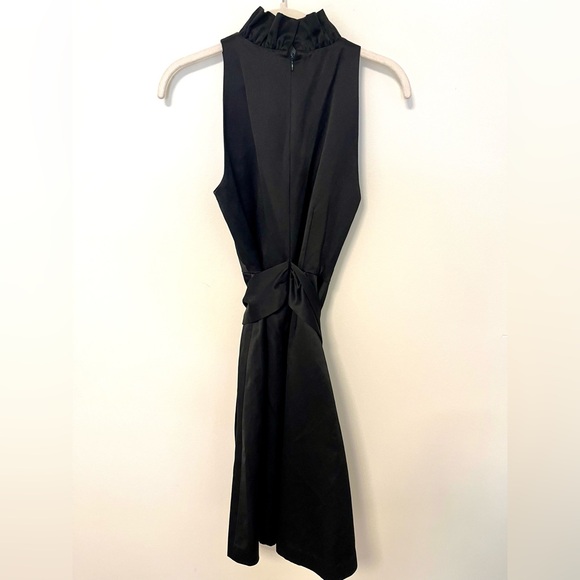 Kate Spade Black High Neck Silk Cocktail Dress size 4 - Picture 7 of 8